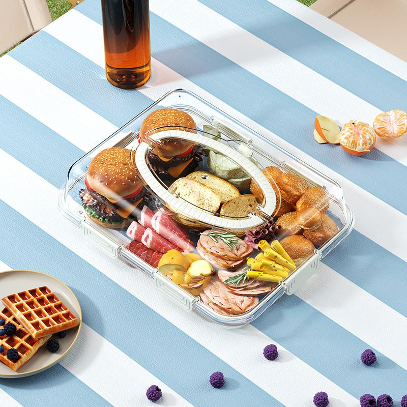 食品級透明大號密封保鮮盒廚房收納盒子