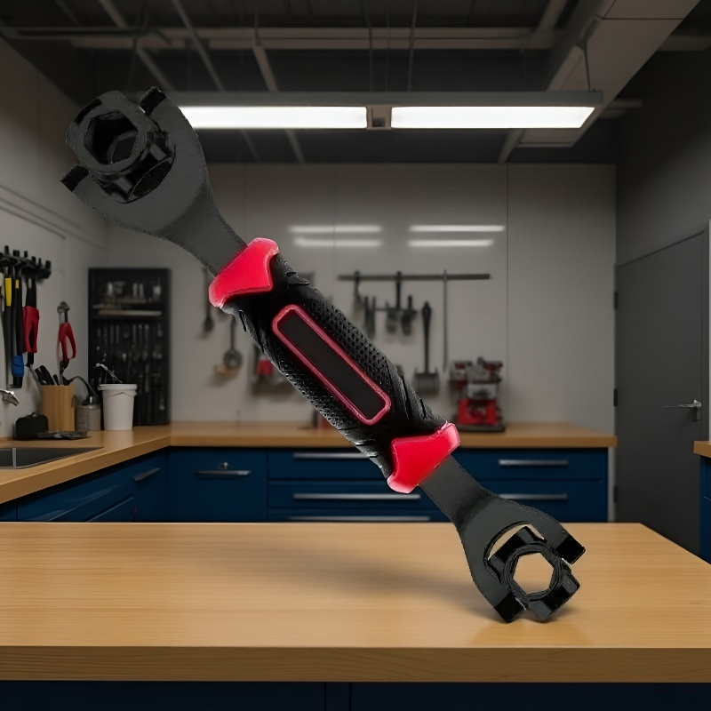 Spezialstahl-Schlüssel, 8-in-1 Chrom-Steckschlüssel, 52-in-1 metrisches Werkzeug für Heimwerker