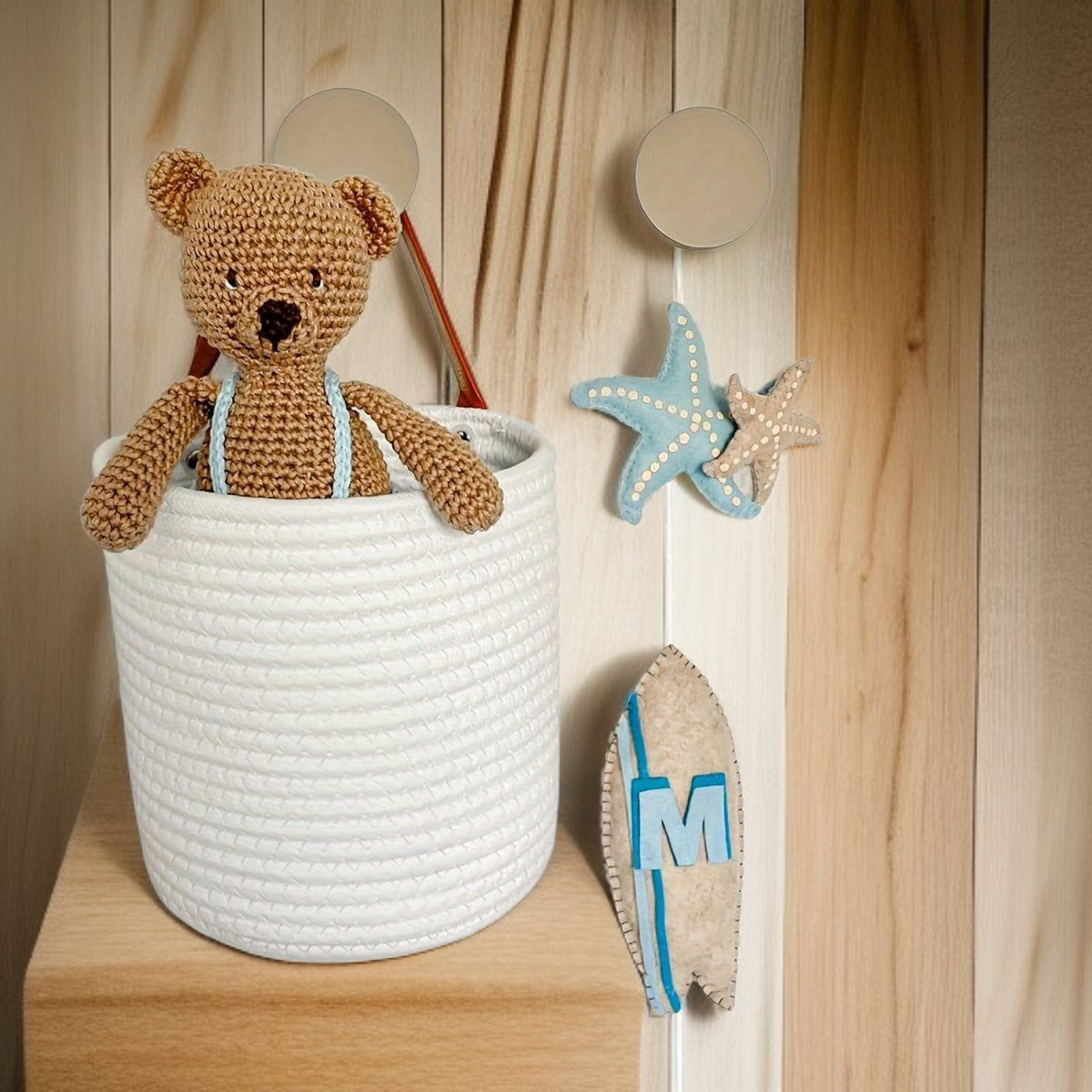 キッチンで使える多機能収納バスケット