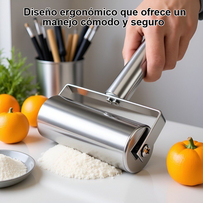 Rodillo mágico de acero inoxidable para repostería