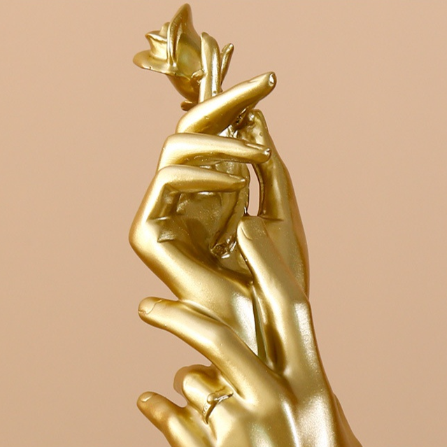 Handgeführter Rosenschmuck
