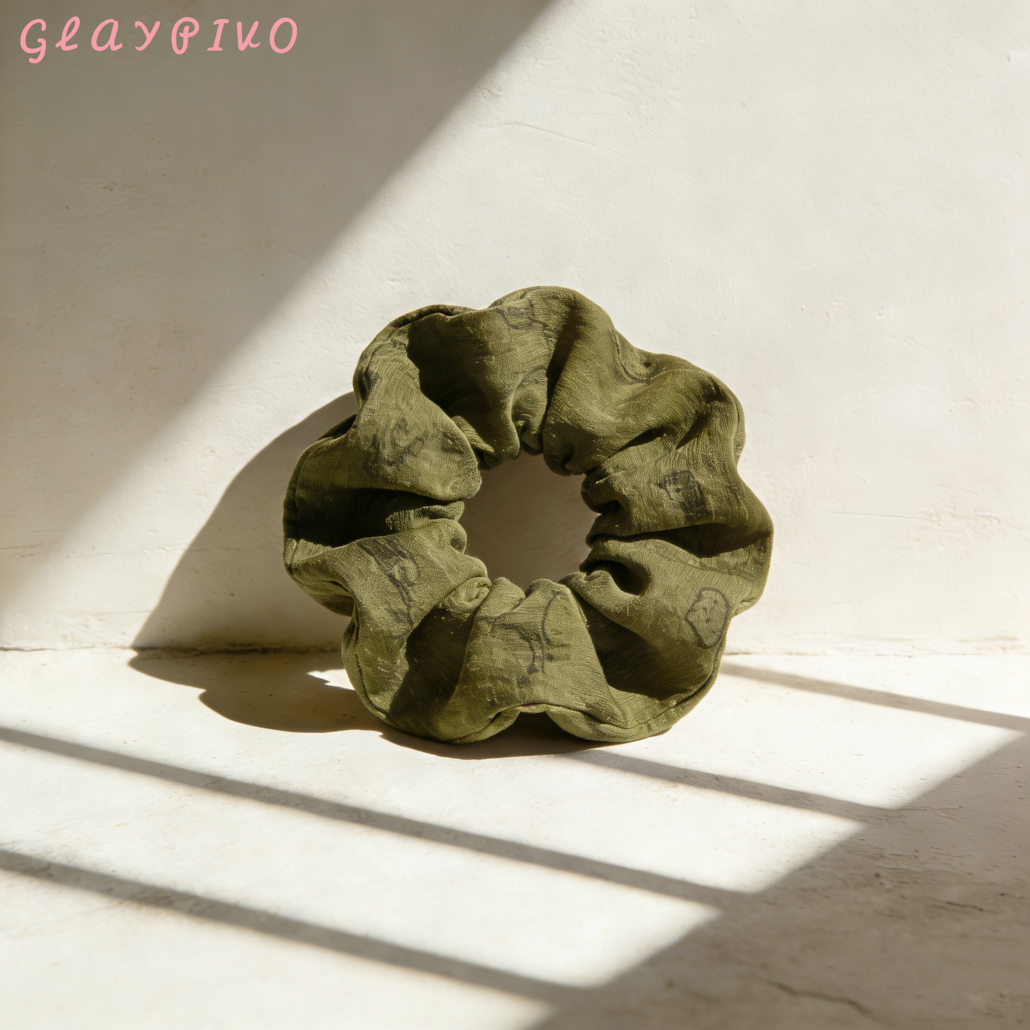 ยางรัดผมแบบยืดหยุ่นสูง ผ้าสีพื้น