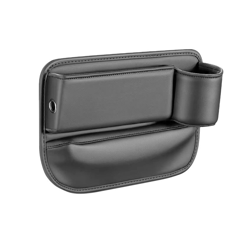 Car seat gap side storage box