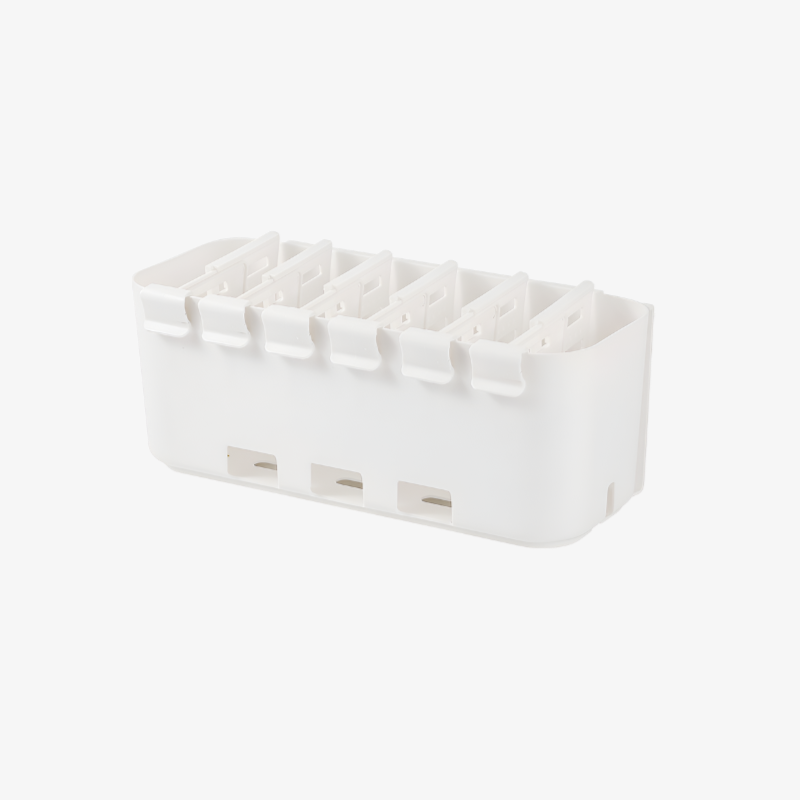 Schubladen-Ausziehschrankgestell mit eingebautem Trennwand-Aufbewahrungskorb, ausziehbarer Schrankse