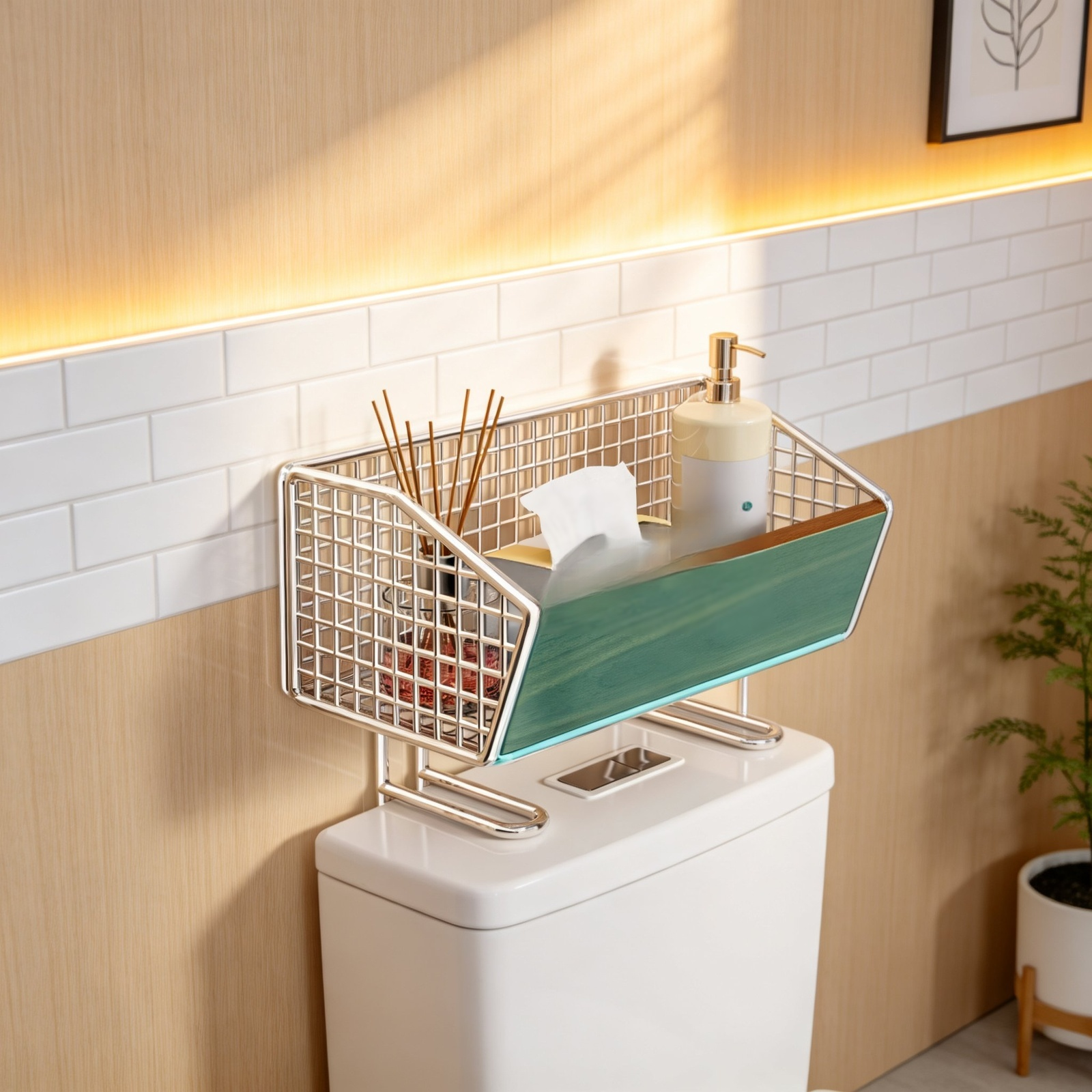 免打孔馬桶置物架