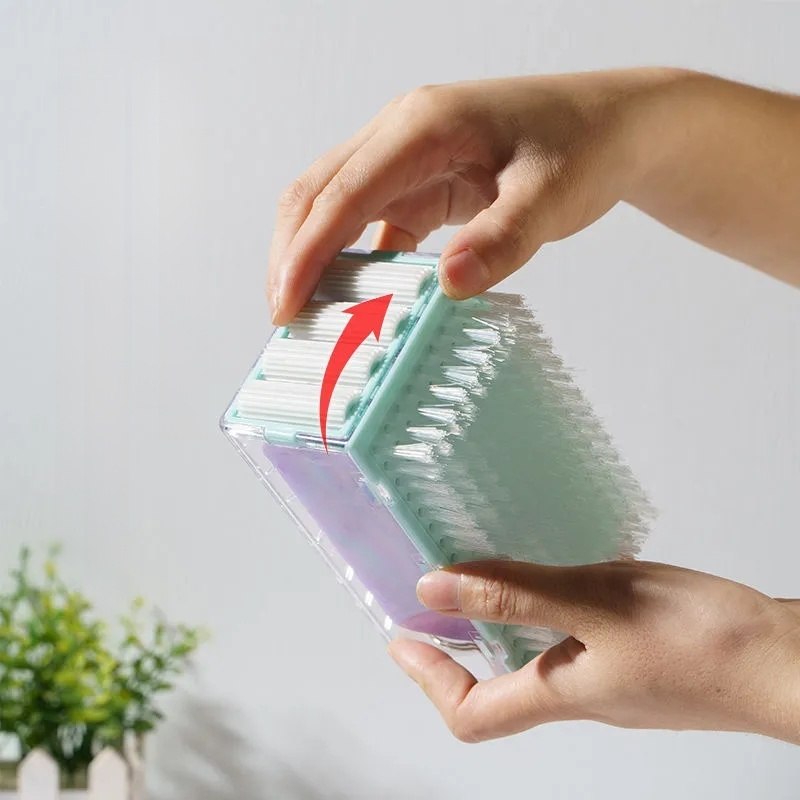 多機能泡石鹸ボックスブラシ