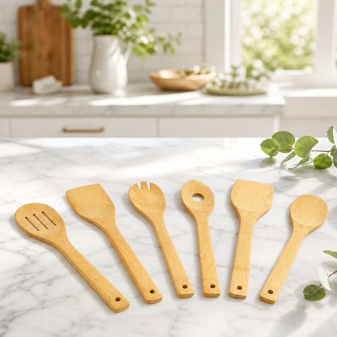 Eco-friendly Bamboo Spatula with Custom Logo