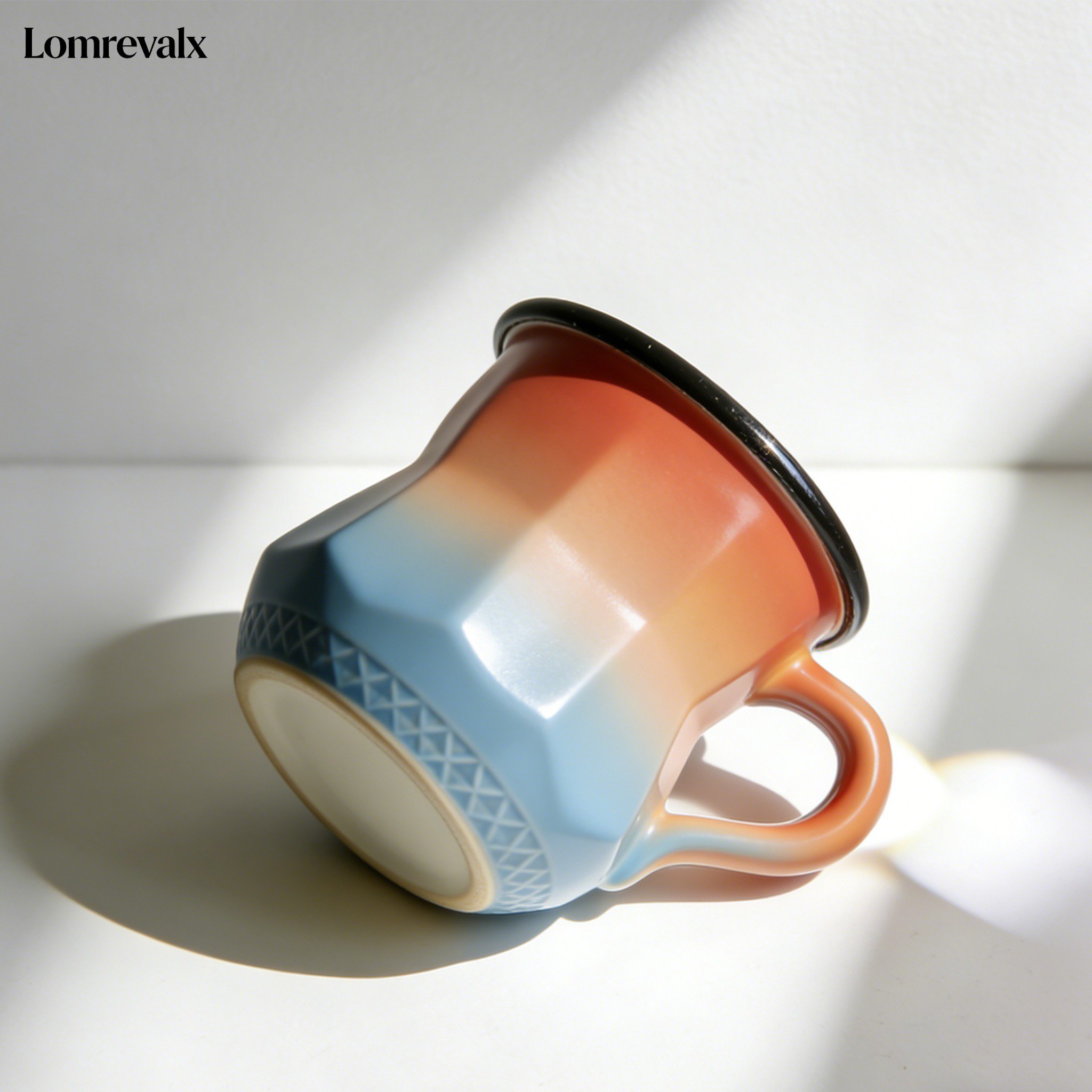 Taza esmaltada mini retro