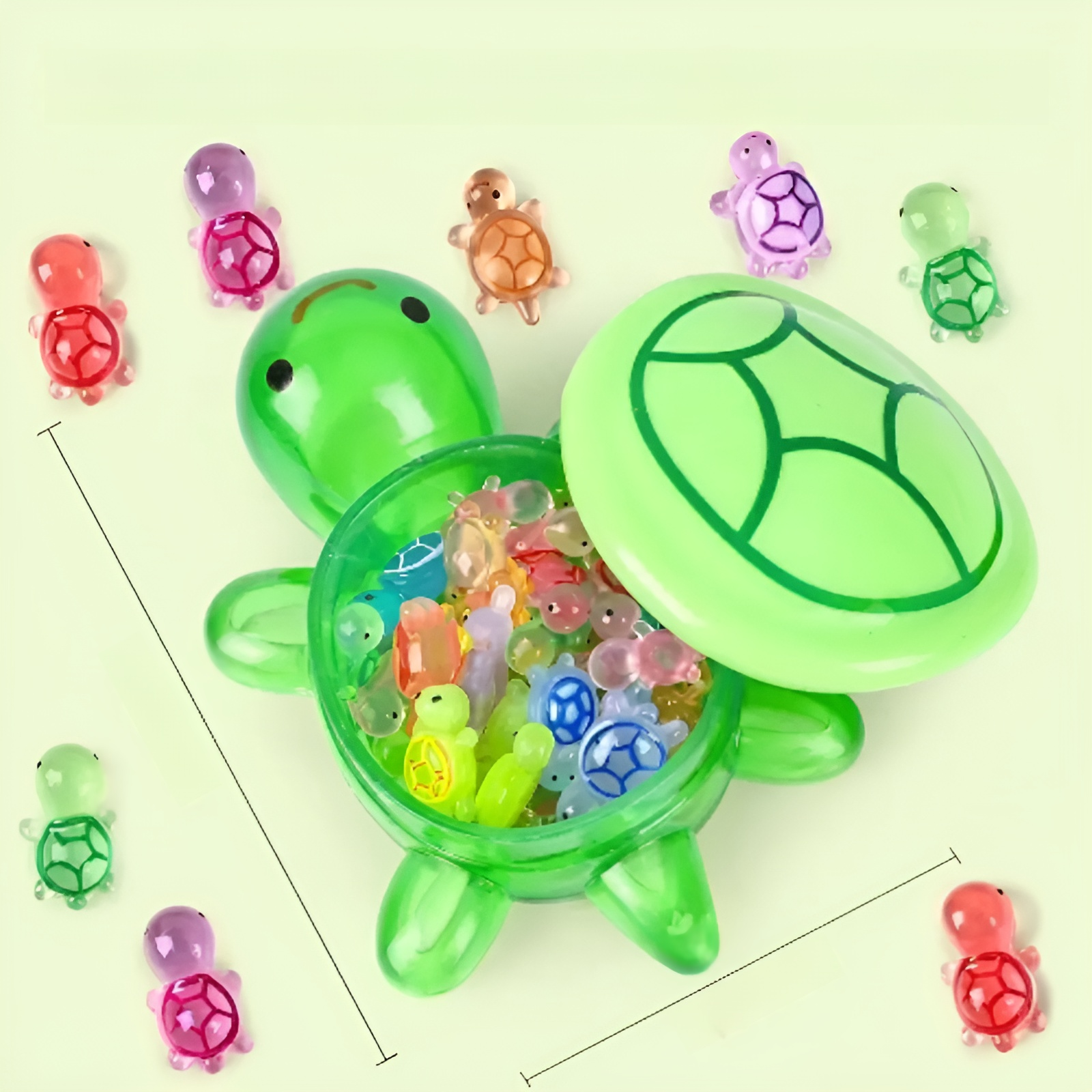 Large Turtle Model - Fun Desk Ornament, Stress Relief Toy