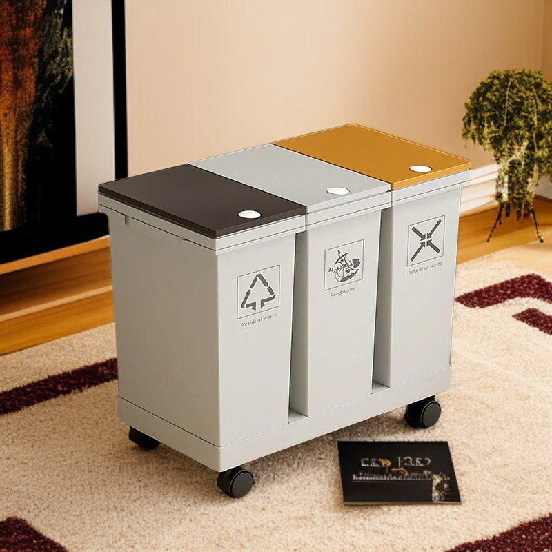 가정 필수 뚜껑 달린 대용량 휴지통 친환경 휴지통