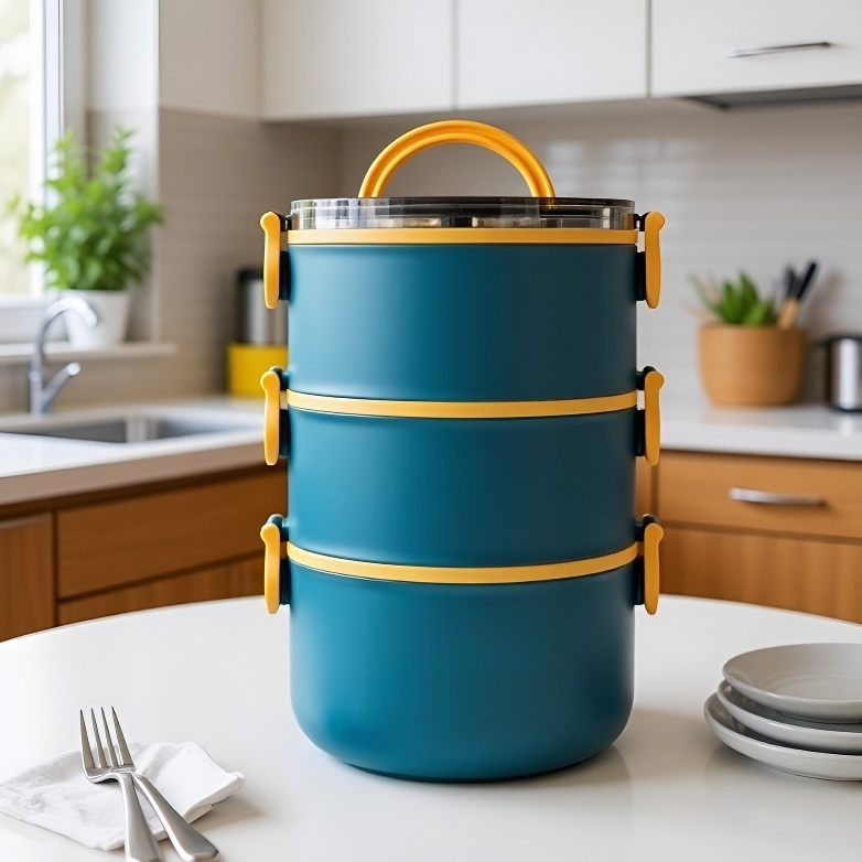 環境に優しいステンレス製断熱ランチボックス