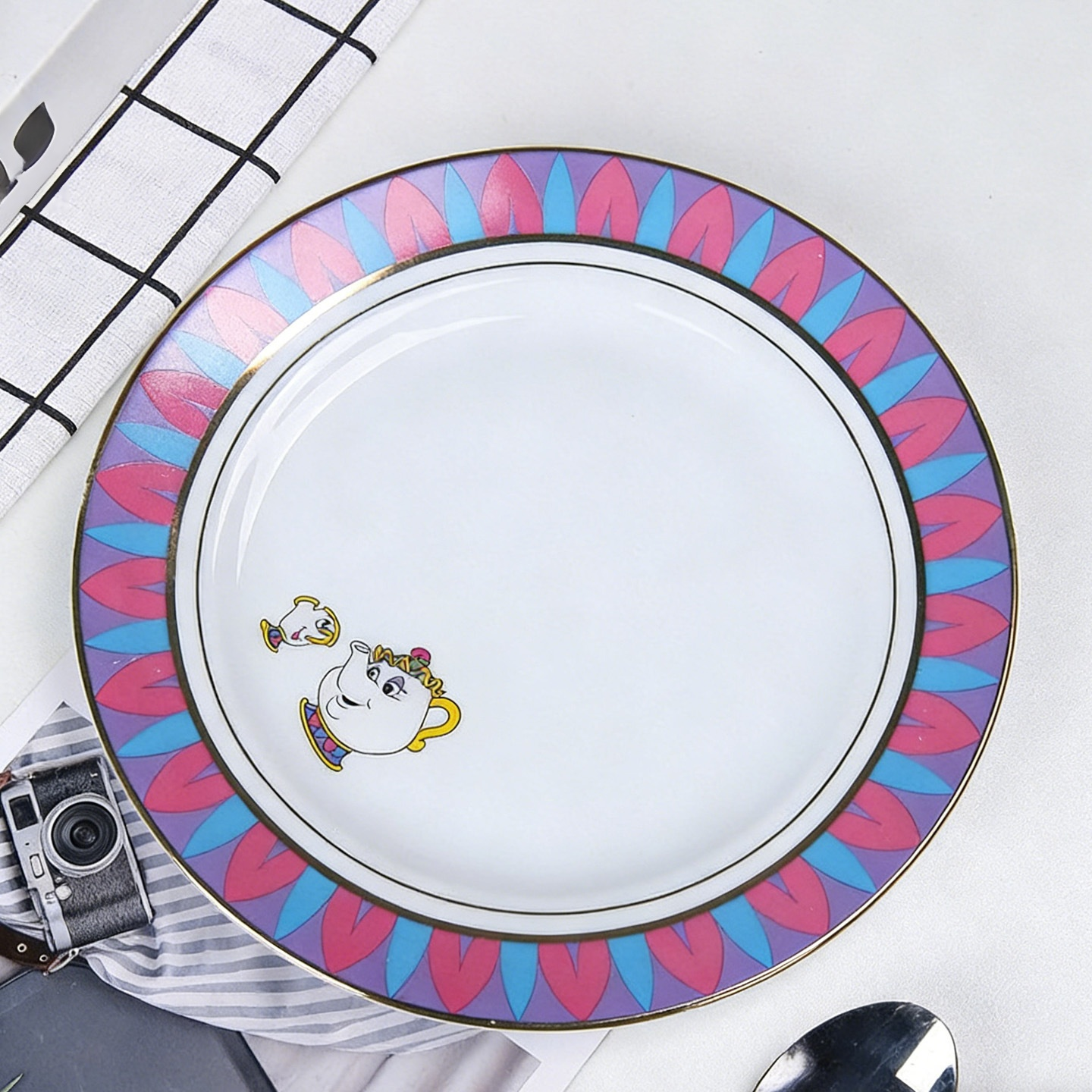 金メッキセラミックコーヒーカップ