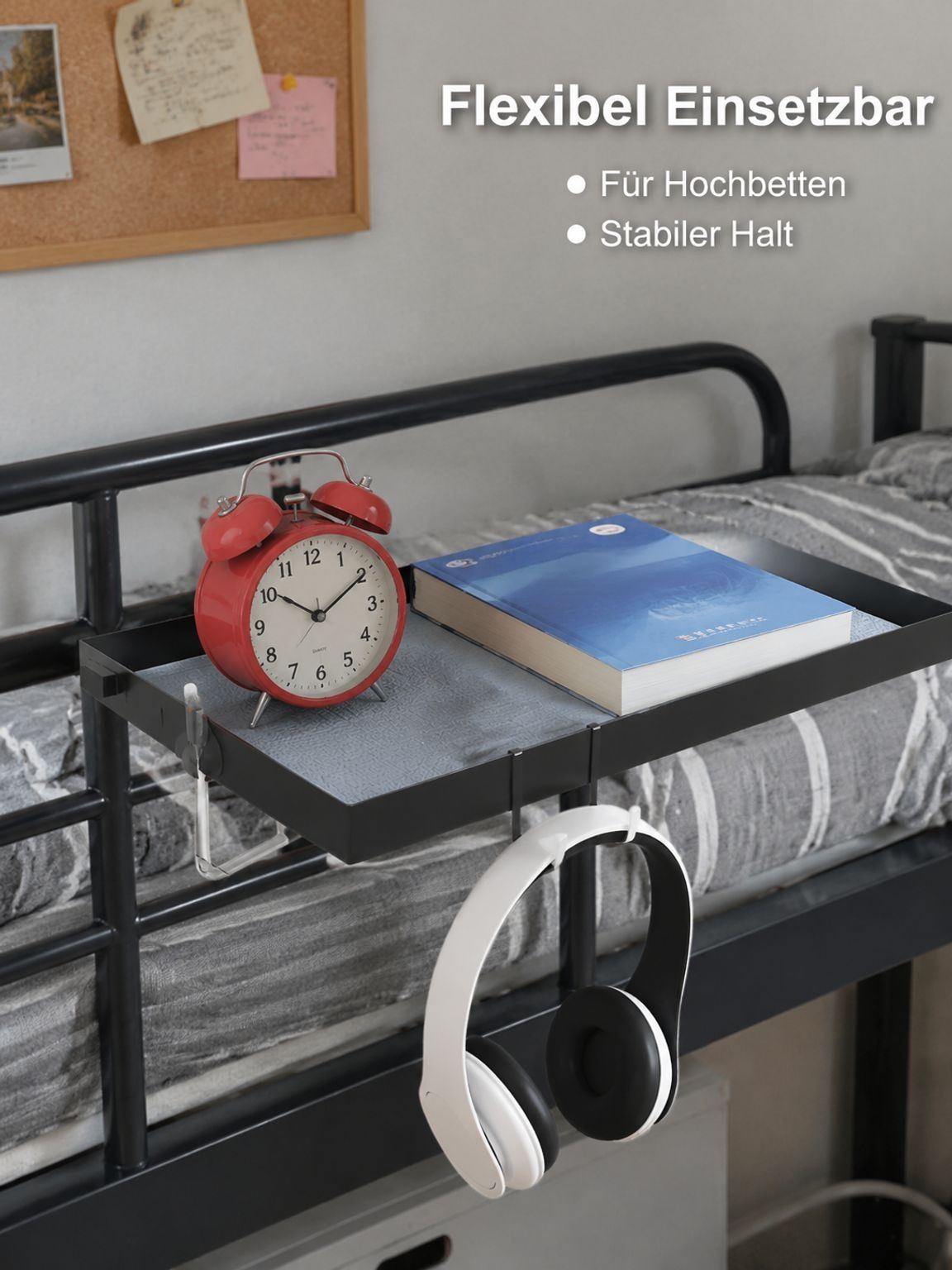 Multifunktionaler Nachttisch Organizer mit Clip