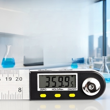 목공 디지털 스테인리스 각도자 측정기 각자 수평자 목공 측정공구 스테인리스 각도자