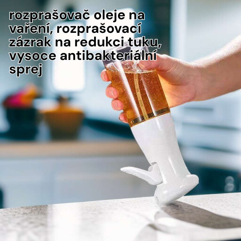 Kuchyňská sprejová láhev na olej, vhodná pro olivový olej, s vysokou dezinfekcí a redukcí tuku