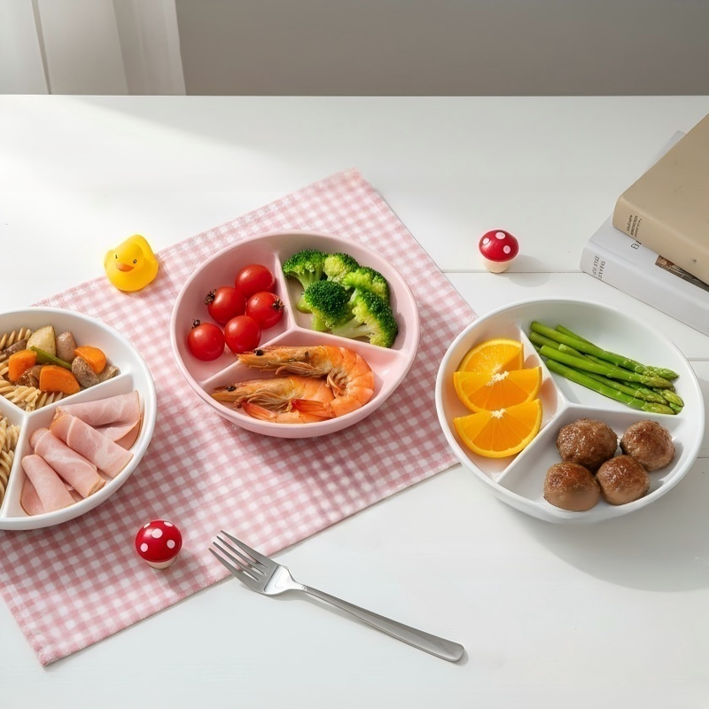 도자기 도자기 3분 칸 찜판 한솥 찜