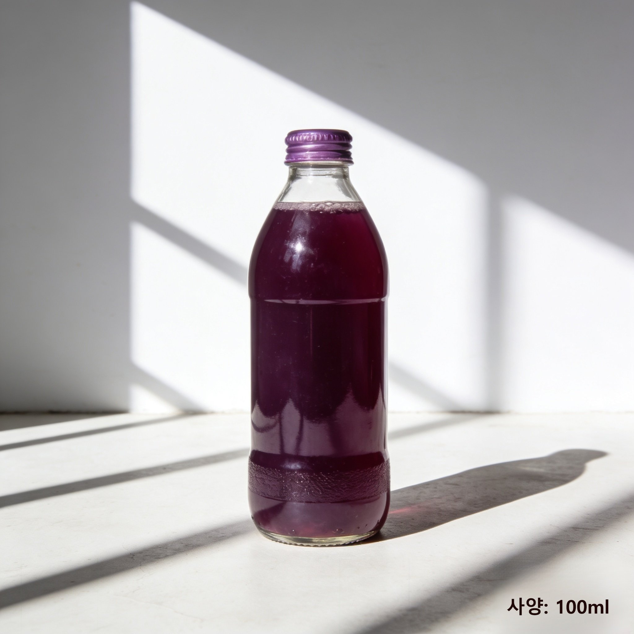 포도맛 음료 세트 패키지 디자인