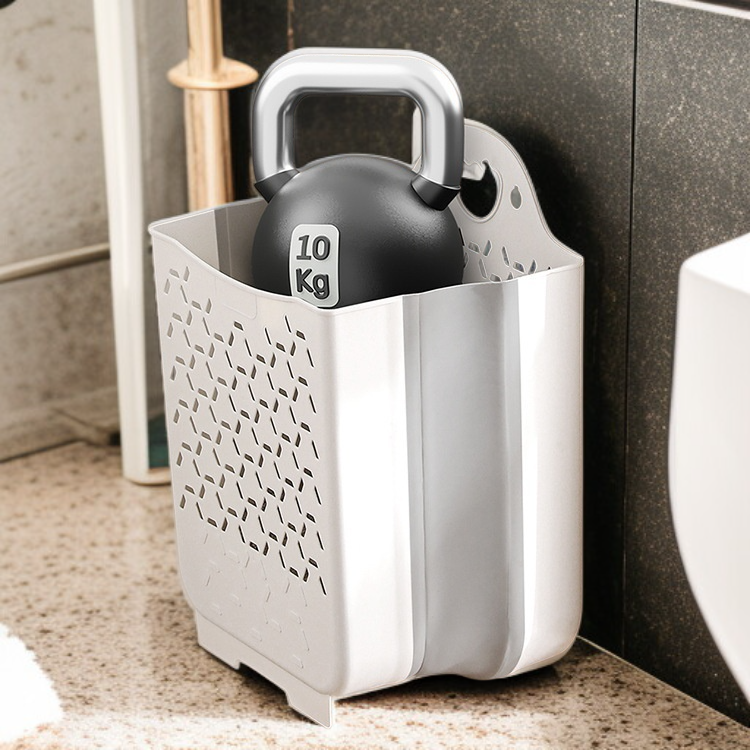 접이식 벽걸이 욕실 빨래 바구니