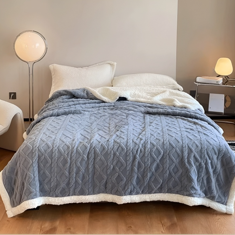 자카드 태피터 담요