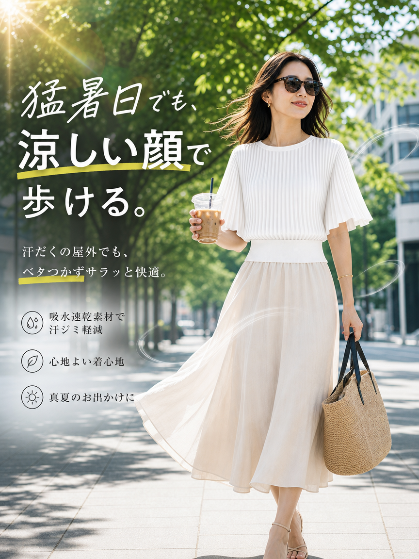 Monolly フレンチシックニット | 洗練された抜け感