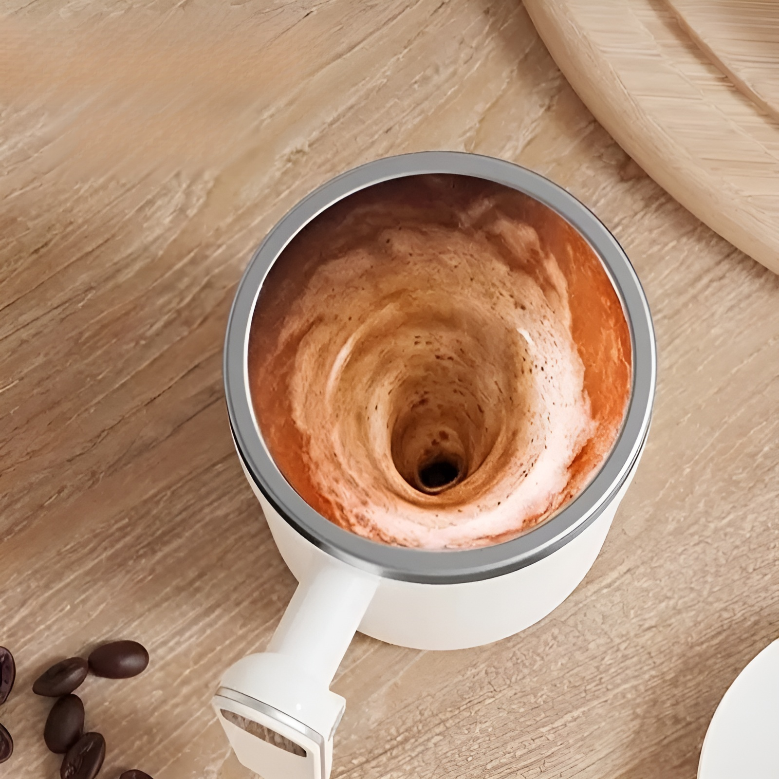 Temperature Measuring Automatic Blending Coffee Cup