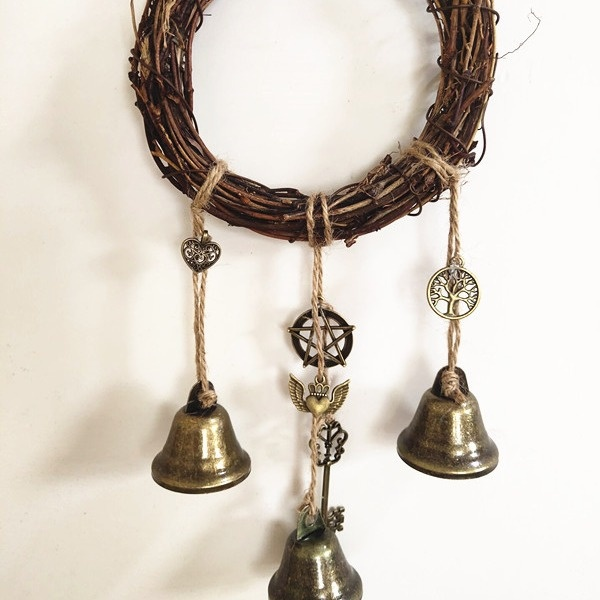 Bohemian witch doorbell decoration
