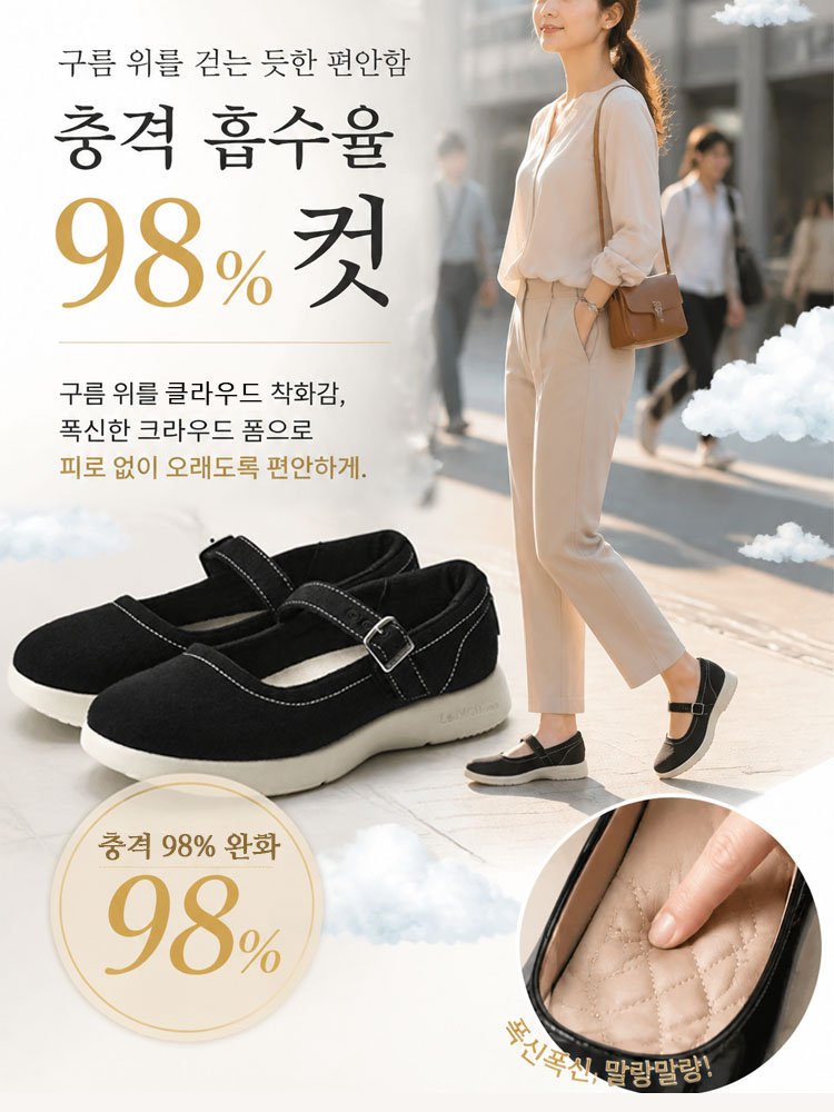 여성용 메리제인 스니커즈