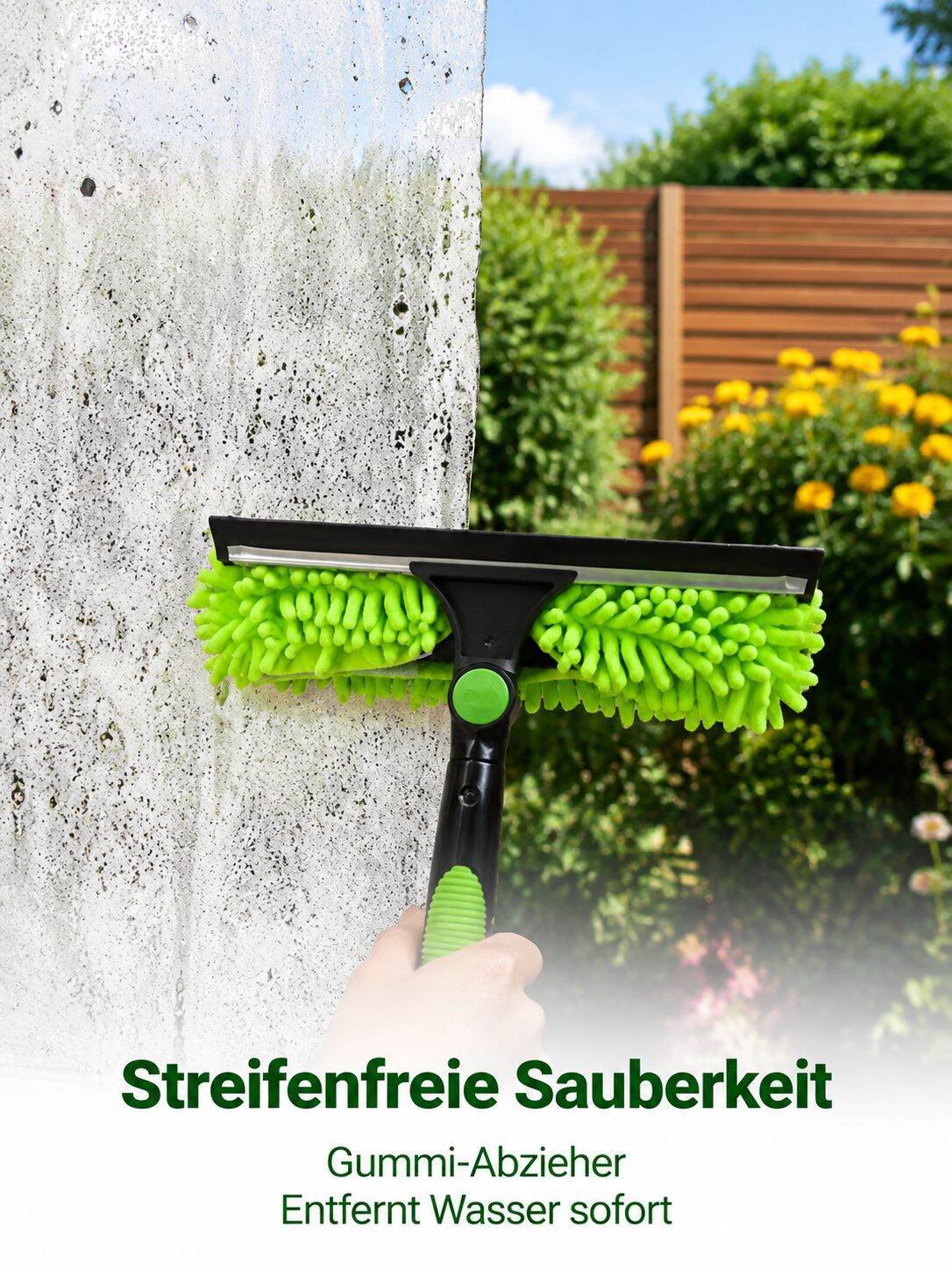 Zwei-in-Eins-Fensterreinigungsschaber Glasreinigung Artefaktreinigung spezielles doppelseitiges 