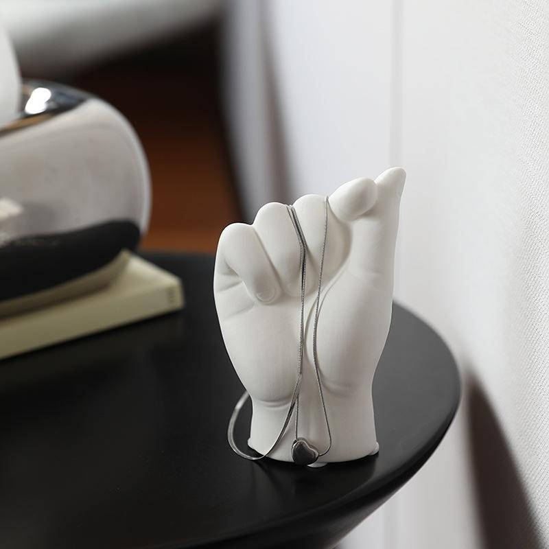 손 모양의 보석 보관 장식품