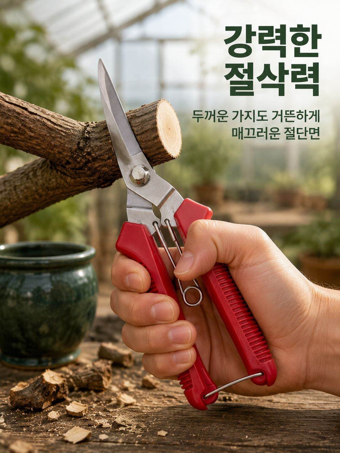 두꺼운 가지치기 가위 원예가위 스트레이트 묽은 과일가위 과일채취 가지치기 도구