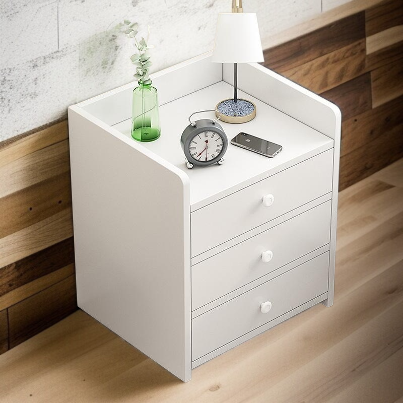 Table de chevet de rangement simple, petite étagère de chevet, armoire de rangement de chevet