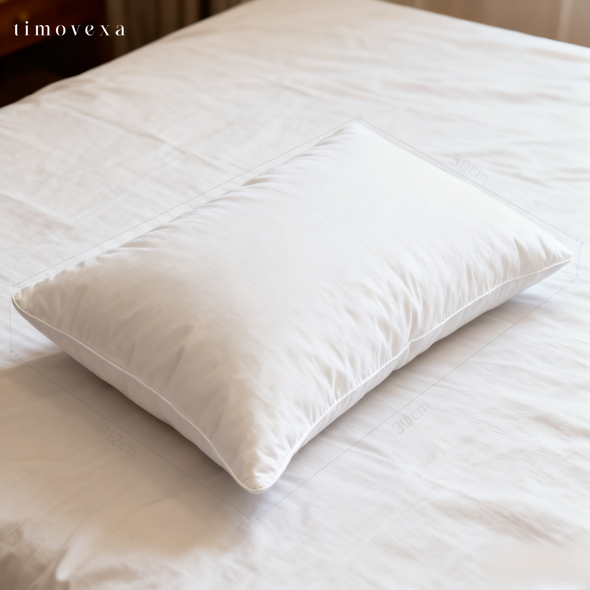 가정용 세탁 가능한 베개 코어(한 쌍)