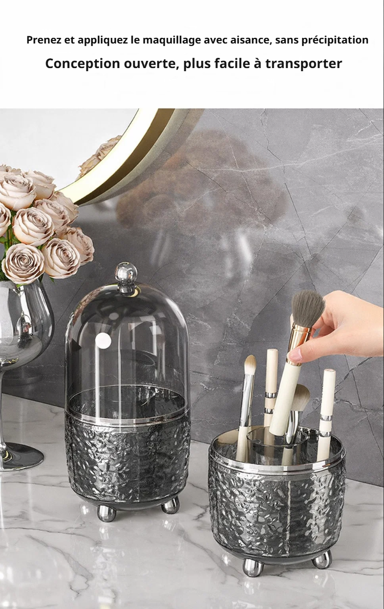 Boîte rotative pour accessoires de beauté