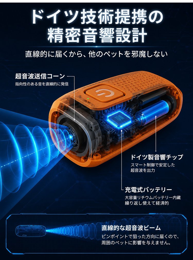 超音波式犬の無駄吠え防止器具 - detail 15