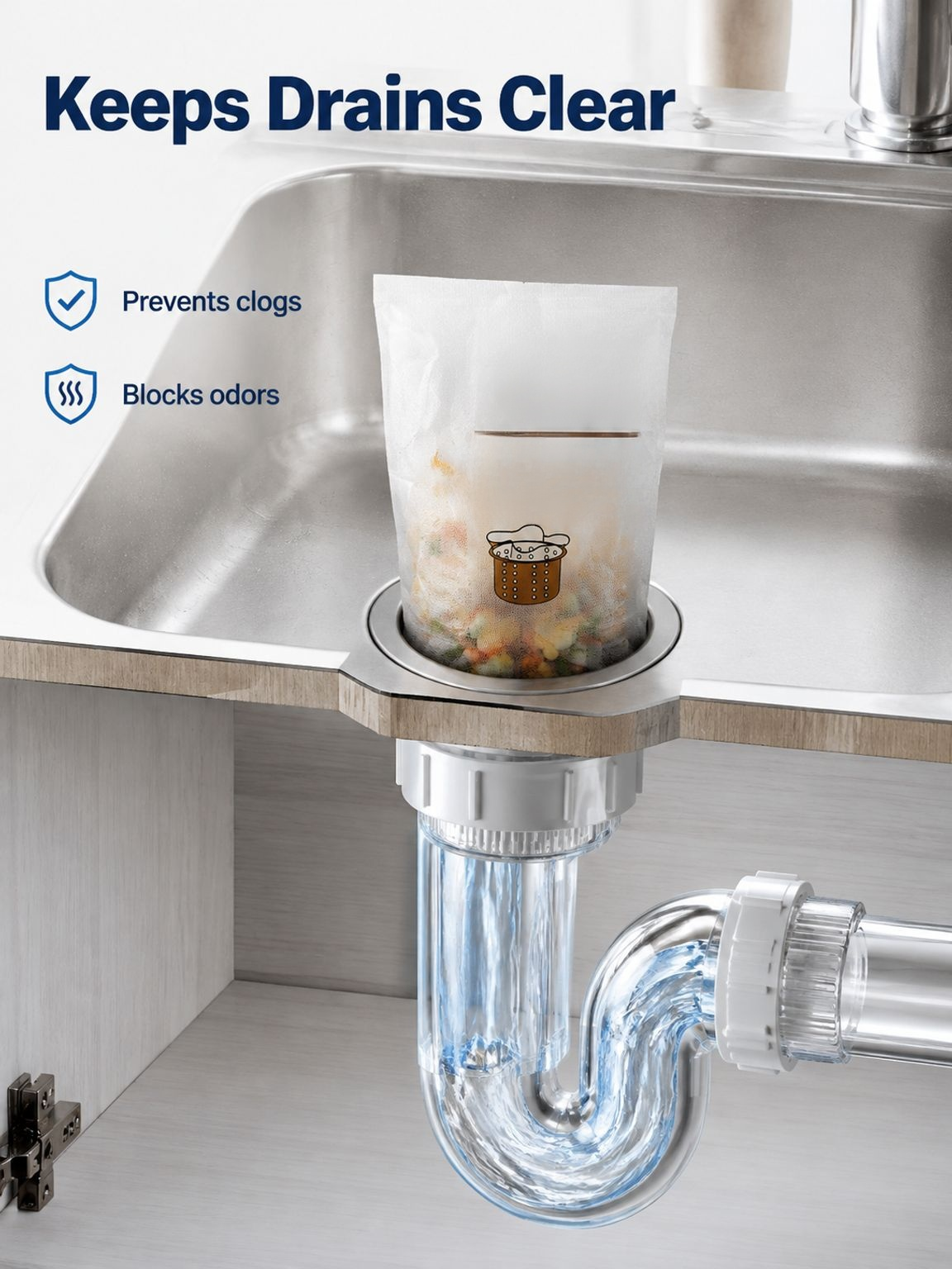 Kitchen Sink Filter for Catching Food Residue Effectively