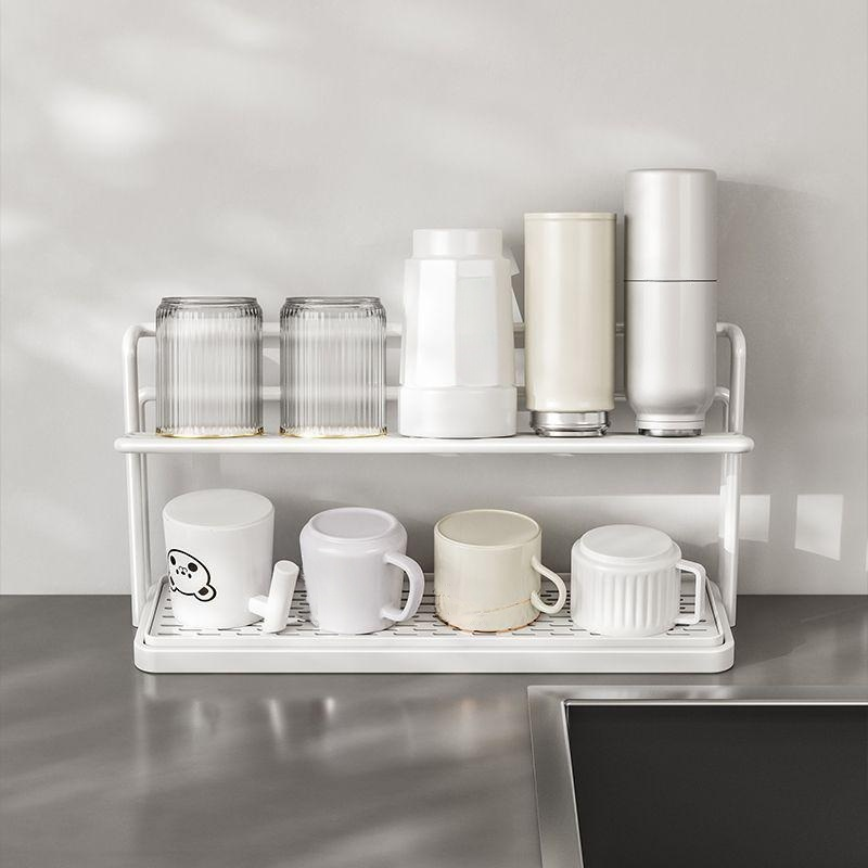 다용도 보온병 컵 수납 선반 주방용