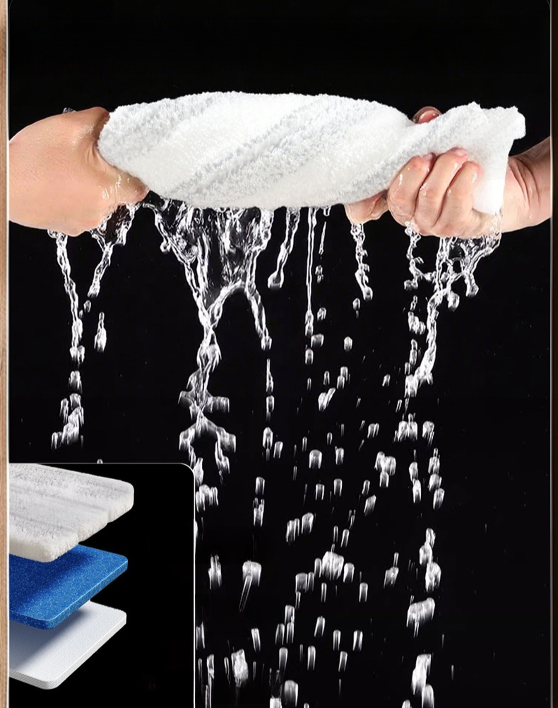 ممسحة مبتكرة مزدوجة الجوانب مع مقبض مريح