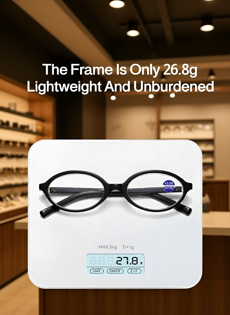 Stylish reading glasses for digital screen protection