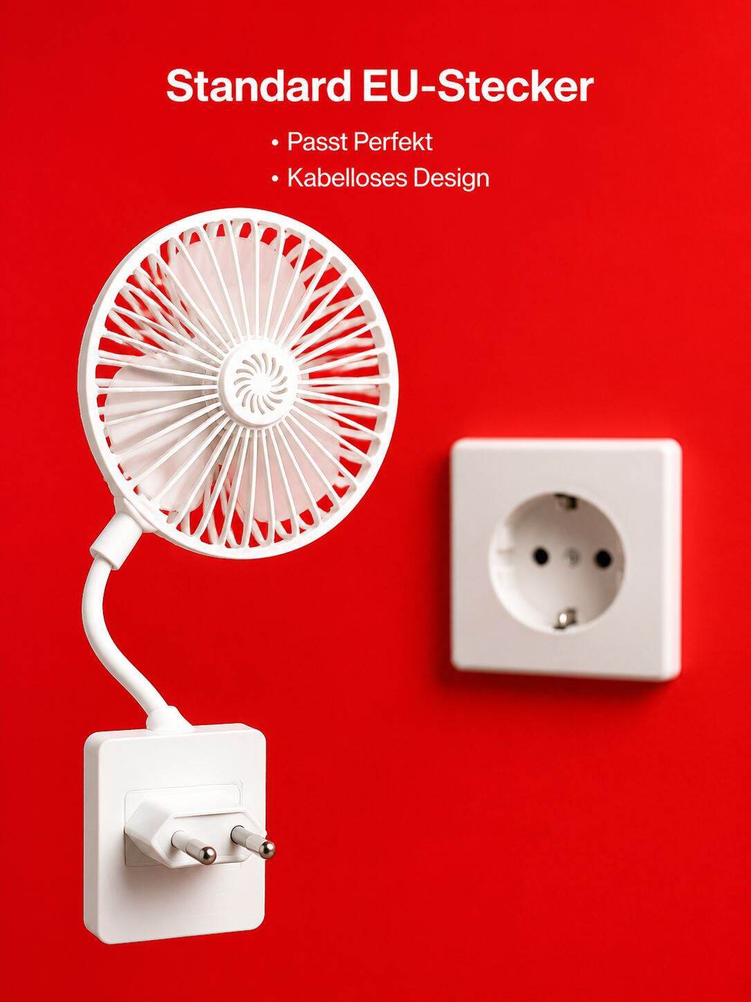 Einfache Bedienung des Aroma-Leiseventilators