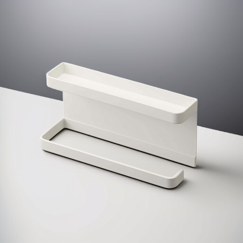 Estante multifuncional simple Soporte para paraguas con imán y bandeja