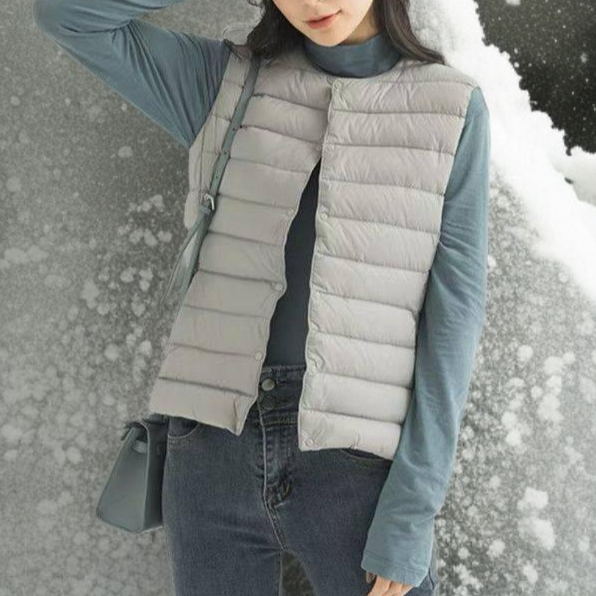 90 新品ホワイトダックダウンジャケット