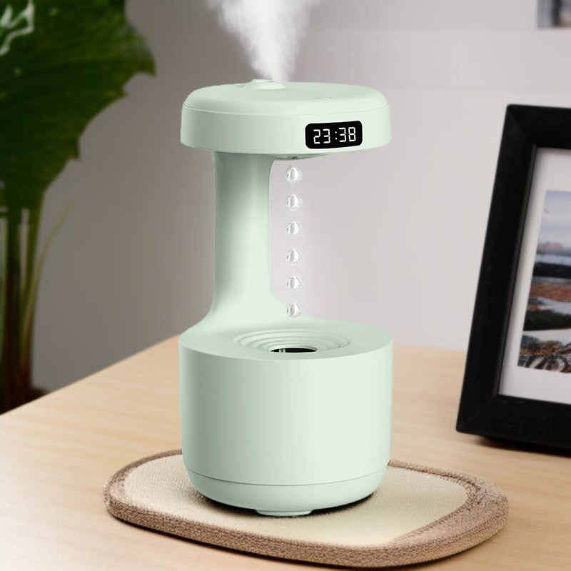 Diffuseur d’arômes mini USB de bureau, goutte d’eau anti-gravité, grande capacité