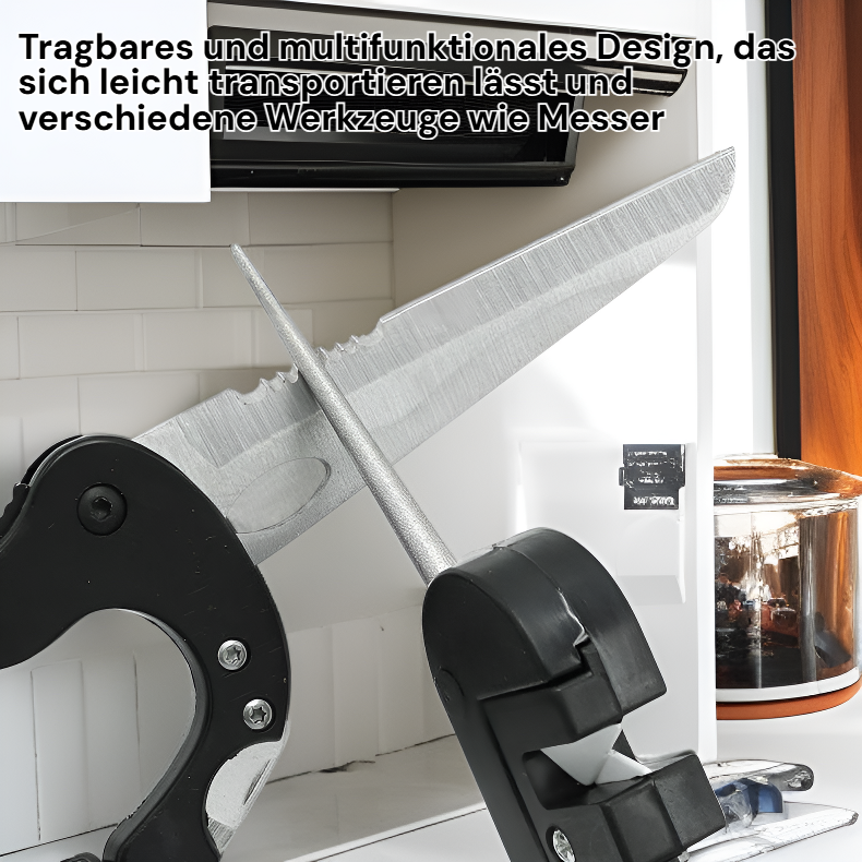 Outdoor Camping Wolframstahl Messerschärfer Tragbares Multifunktions-Schärfwerkzeug