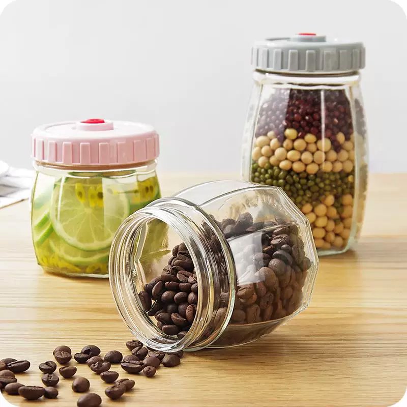 Vacuum Sealed Glass Storage Jar