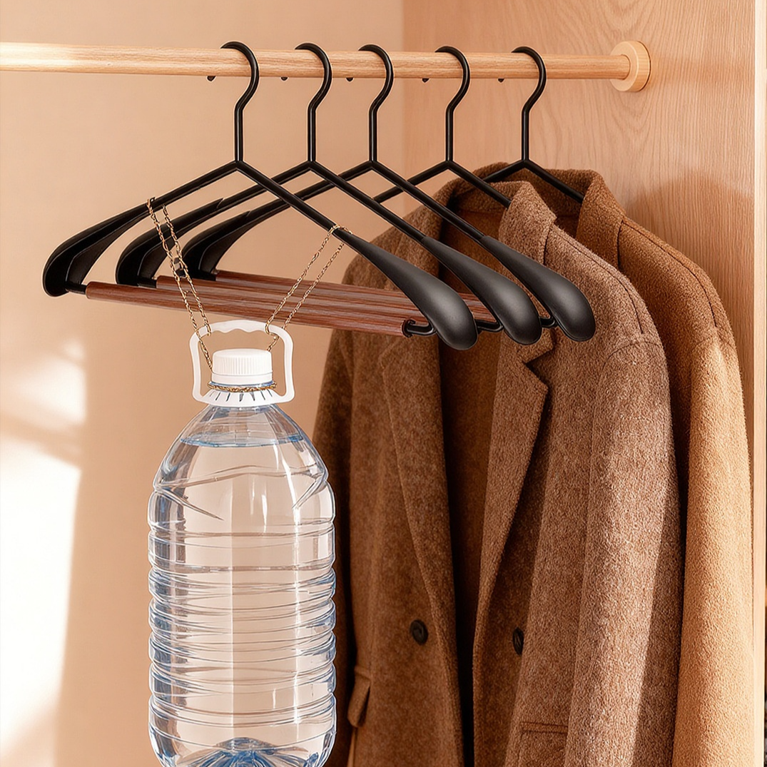 防滑無痕防鼓包櫸木衣架