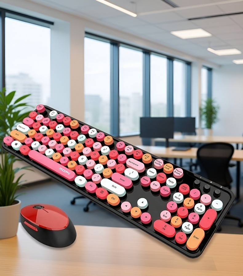 Ensemble clavier et souris sans fil élégant