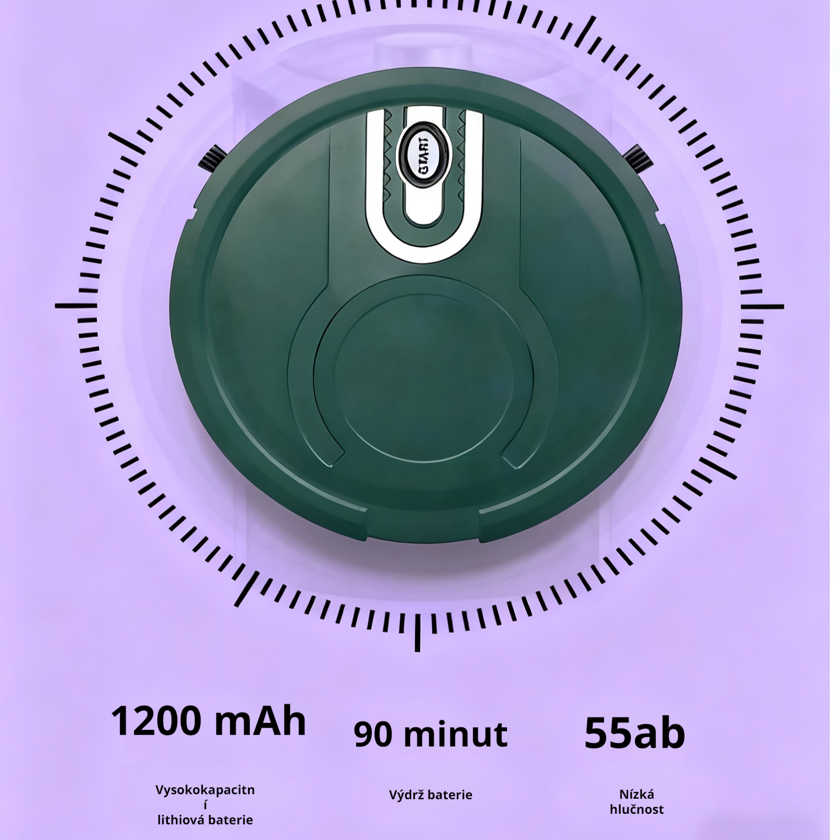 Chytrý robotický vysavač 