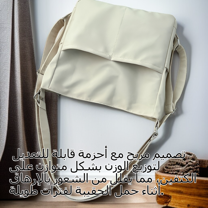 حقيبة ظهر متعددة الاستخدامات للرحلات اليومية، حقيبة عصرية ذات سعة كبيرة، يمكن حملها على الكتف