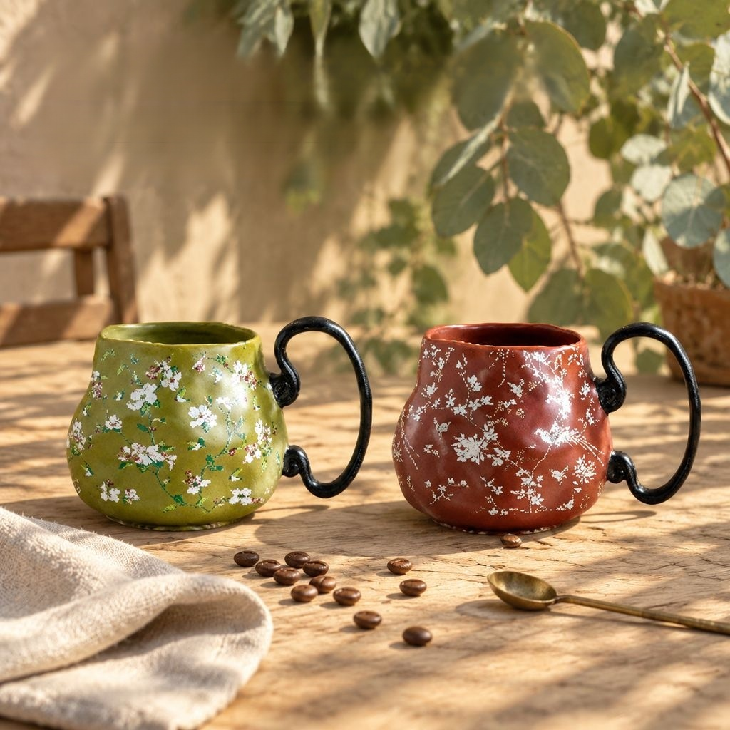 Vintage Handmade Mug Creative Ceramic Household Water Cup