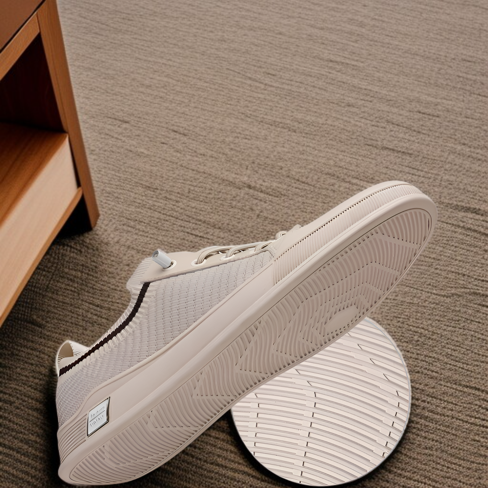 新しいメンズカジュアルシューズ、通気性メッシュスポーツシューズ、薄型スリッポン、万能学生シューズ、メンズシューズ